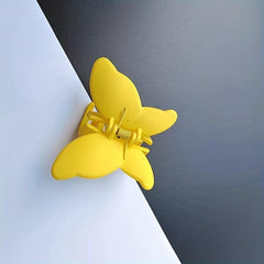 4pcs Butterfly Hair Claw Clip Jelly Banana Clip Non Slip Hair Decoration