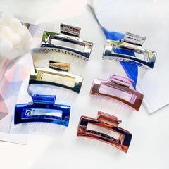 Minimalist Solid Hair Claw Hollow Banana Clip Large Hair Grip