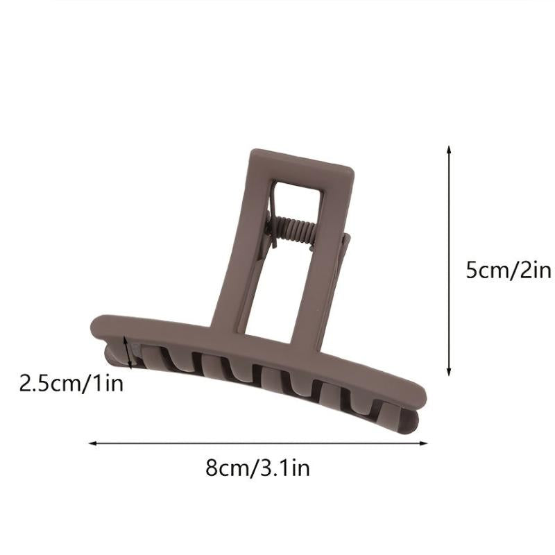 Frosted Hair Claw Clip Hairpin Strong Hold Hair Clip Female Hair Accessories