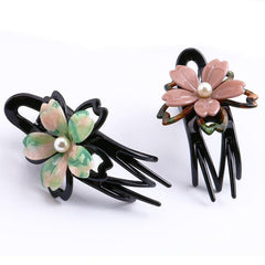 Large Flower Hair Clip Headwear Ponytail Clip