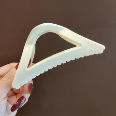 Large Hair Claw Clip Matte Triangle Design