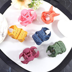 Matte Floral Hollow Hair Clip Hair Claw Clip Minimalist Hair Claw
