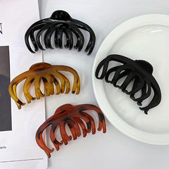 4pcs Large Claw Clip Octopus Clip For Thick Curly Hair Style