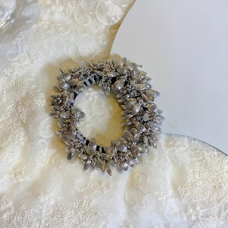Vintage Ponytail Leather Hair Tie Bun Hair Accessories
