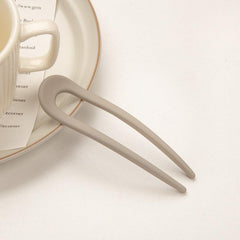 Solid Hairpin U Shaped Hair Pin Ponytail Holder Hair Accessories