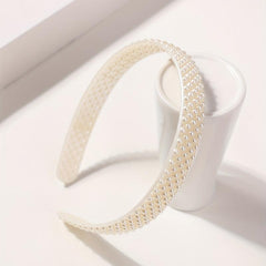 Faux Pearl Decor Headband Sweet Headdress Hair Accessories