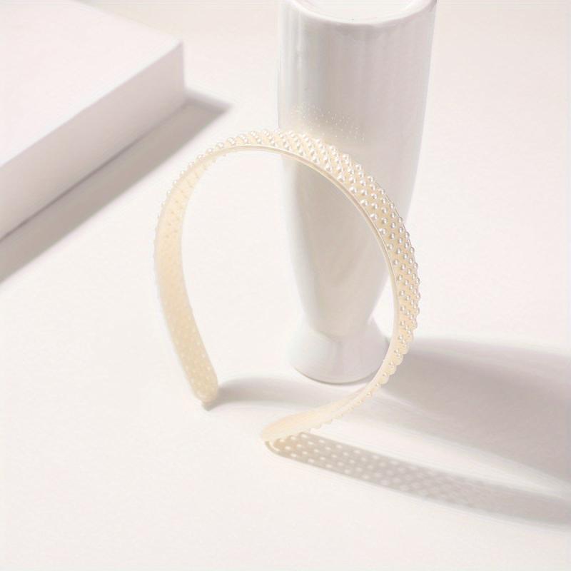 Faux Pearl Decor Headband Sweet Headdress Hair Accessories