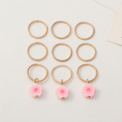 Flower Charm Hair Braid Clips Dreadlock Charms Clip