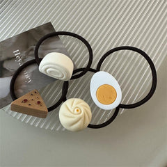 Cute Steamed Buns Hair Tie for Girls