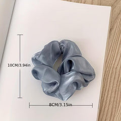 Satin Large Scrunchie Ponytail Hair Tie