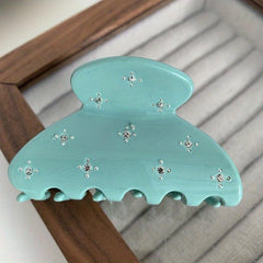 Acetate Hair Claw Clip Rhinestone Star Hair Decoration