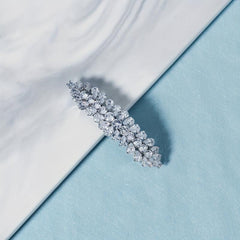 Rhinestone Hair Clip French Barrette Head Jewelry