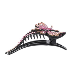 Rhinestone Butterfly Hair Claw Clip Crystal Hair Combs Female Accessories