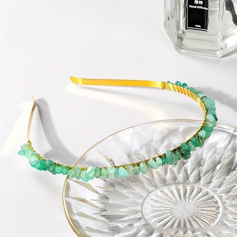 Crystal Vintage Style Headband Metal Headress Hair Accessories