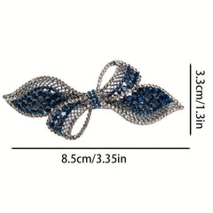 Butterfly Decor Hair Clip Rhinestone Hair Barretts Crystal Hair Clips