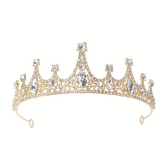 Crystal Bridal Tiara Crown Bride Headband Wedding Hair Jewelry