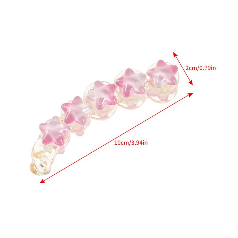 Sweet Banana Hair Clip Heart Shape Hair Styling Tool Hair Accessories