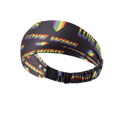 Rainbow Sports Headband Sweat Absorbing Non Slip Yoga Tennis Headband