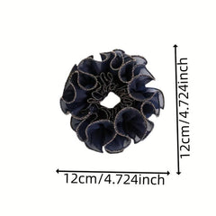 Solid Mesh Hair Rope Ponytail Holder Hair Accessories For Women