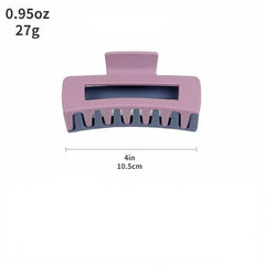 Matte Solid Hair Claw Shark Claw Style Hair Accessories