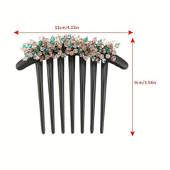 Crystal Hair Comb Head Jewelry Hair Accessories Insert Comb