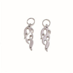 Gothic Style Hair Ring Charm Flame Snake Skeleton Pattern Dreadlock Braid Hair