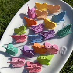 20pcs Matte Candy Hair Claw Clip for Women Girls