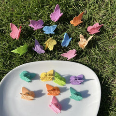 20pcs Matte Candy Hair Claw Clip for Women Girls