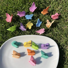 20pcs Matte Candy Hair Claw Clip for Women Girls