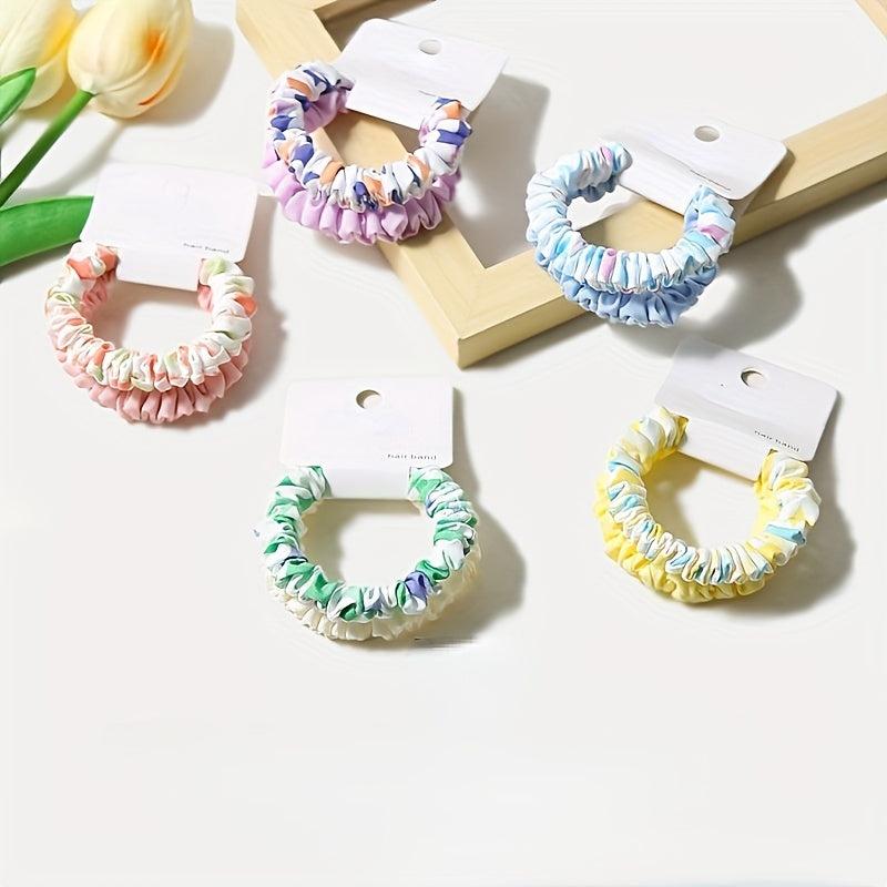 Colored Hair Ties Hair Rings Hair Rope Ponytail Holder Hair Accessories