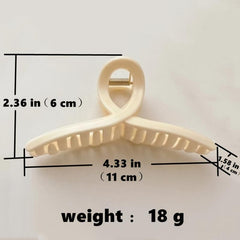 Frosted Hair Claw Clip Strong Hold Grip Hair Jaw Clip Thick Hair Accessories