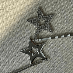 Y2K Star Pendant Hair Clip Pin Bobby Pin Hair Slides Clip