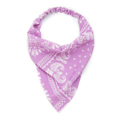 Floral Hair Scarf Bandanas Headbands Elastic Hair Bands Hair Scrunchies