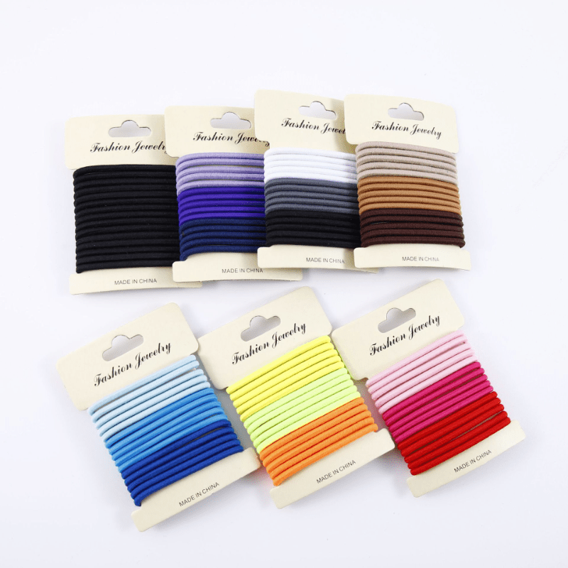 15pcs Elastic Hair Tie Hair Rope Ponytail Holder Hair Accessories