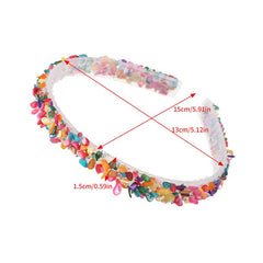 Colorful Stones Rhinestone Headband Women Hair Hoop Hair Accessories