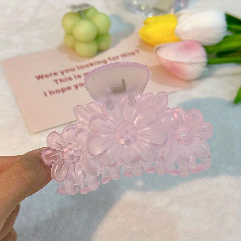 Flower Hair Claw Clip Acrylic Jaw Clamp Hair Decoration