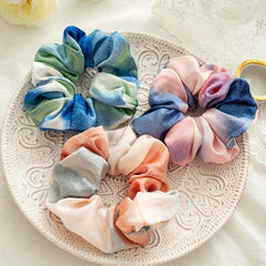 Tie Dye Elastic Band Hair Tie For Women