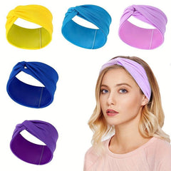 Solid Knotted Headband for Yoga Sports Daily Workout
