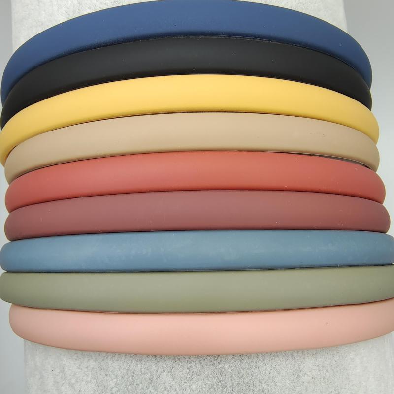 9pcs Solid Headband Skinny Head Hoop Nonslip Hair Band Sweet Hair Accessories