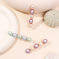 3pcs Set Faux Pearl Hair Clip Beaded Headwear Side Clip Hair Accessories