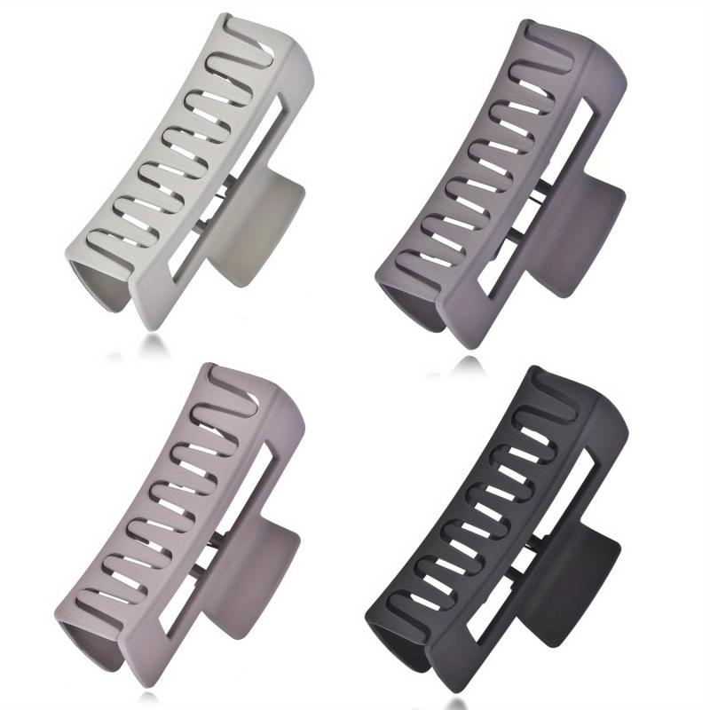 4Pcs Large Non-slip Hair Claw Clips for Women Strong Hold Hair Accessories