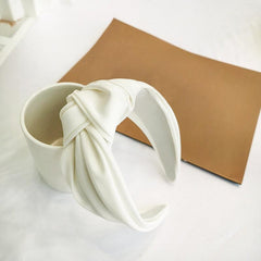 Satin Knotted Hairband Women Hair Accessories