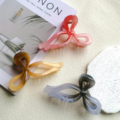 3pcs Gradient Hair Claw Sweet Nonslip Ponytail Holder Women Girls Hair Clip