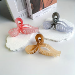 3pcs Gradient Hair Claw Sweet Nonslip Ponytail Holder Women Girls Hair Clip