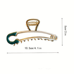 Oversized Metal Hair Jaw Clip Strong Hold Hair Claw Clip Hair Accessories