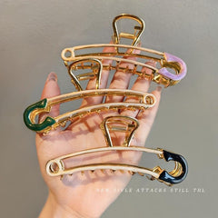 Oversized Metal Hair Jaw Clip Strong Hold Hair Claw Clip Hair Accessories