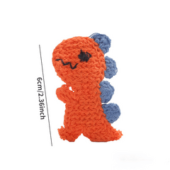Dinosaur Hair Clip Knitted Hairpin for Girls Women Toddler