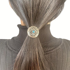 Turquoise Western Hair Rope Rubber Band Head Jewelry for Women