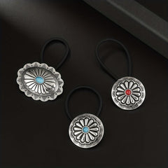 Turquoise Western Hair Rope Rubber Band Head Jewelry for Women