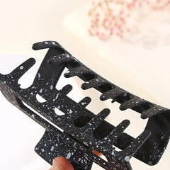 Ink Splash Hair Claw Clip Non Slip Strong Hold Grip Hair Jaw Clip